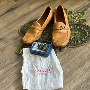 Shoes and free key chain from coach